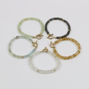 Moonstone T-Bar Bracelet
