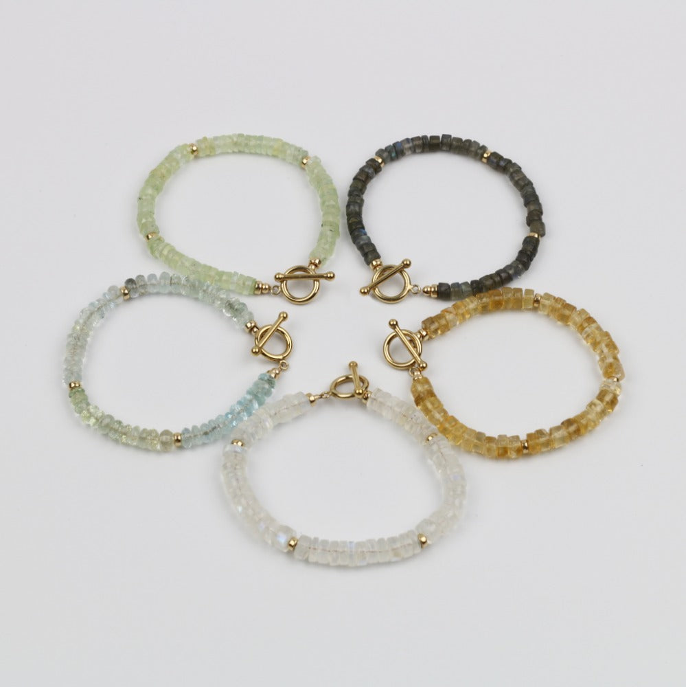 Labradorite T-Bar Bracelet