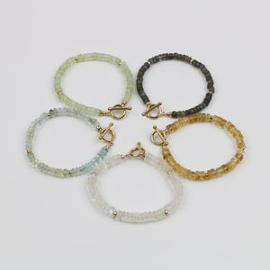 Labradorite T-Bar Bracelet