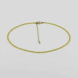 Yellow Sapphire Necklace