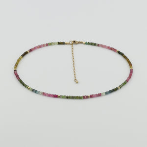 Rainbow Tourmaline Necklace