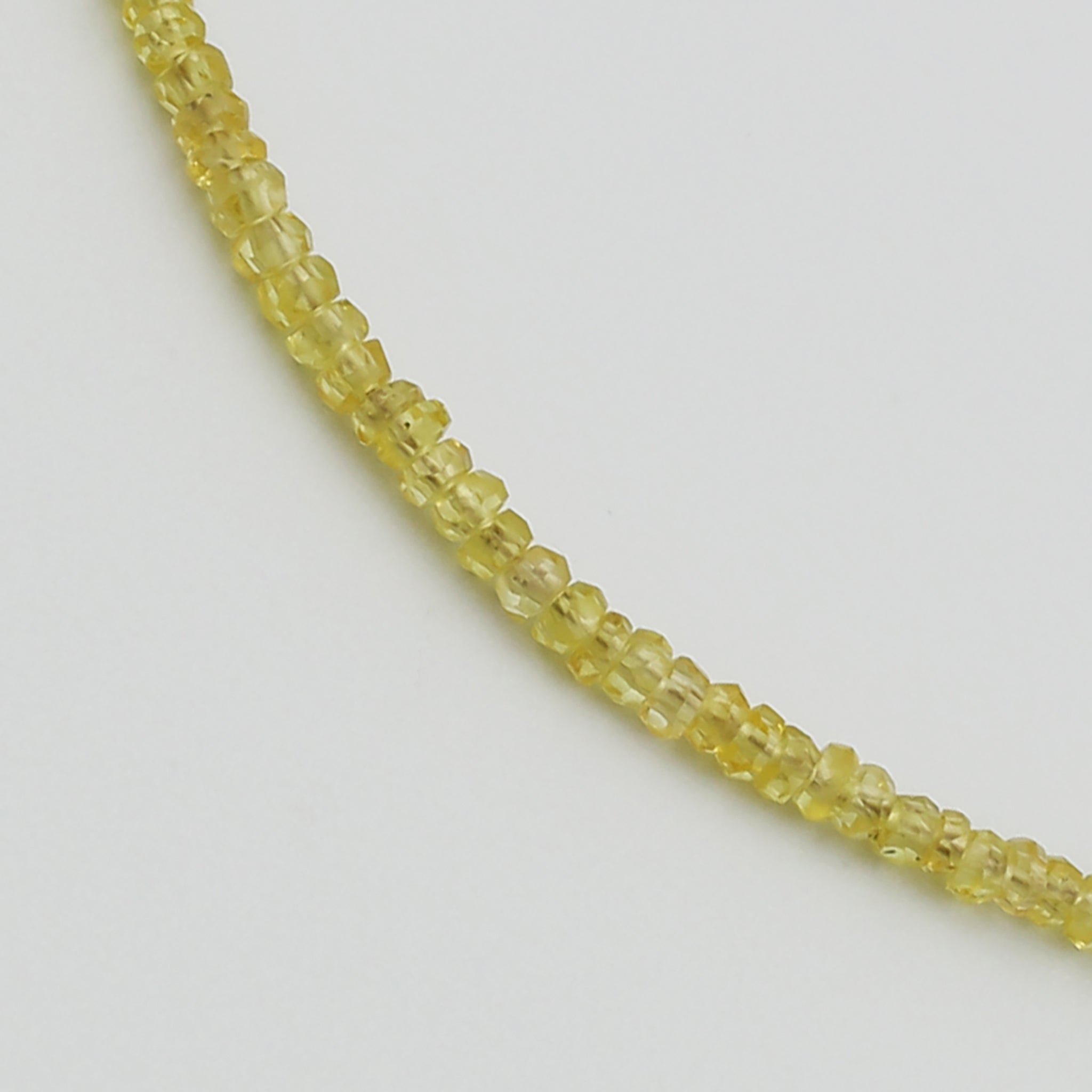 Yellow Sapphire Necklace