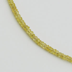 Yellow Sapphire Necklace
